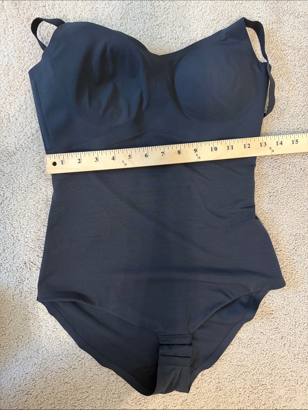 Honeylove Cami Black Sculpting Bodysuit with Adjustable Straps Size Medium - Picture 7 of 7